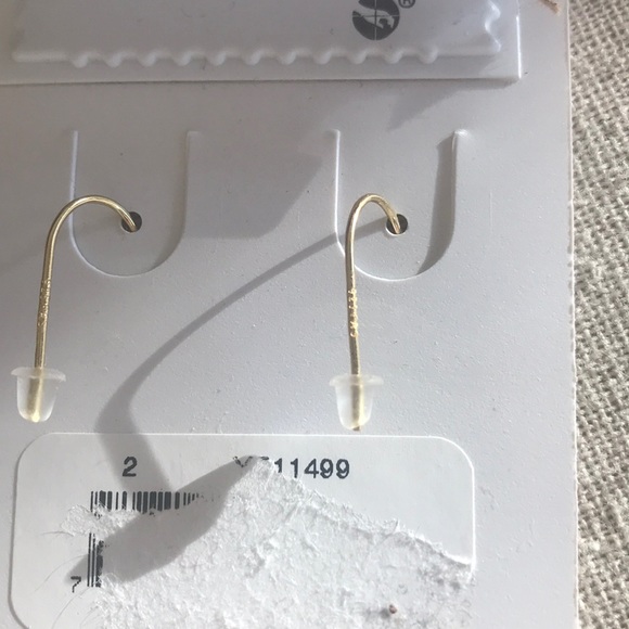 14kGold over sterling silver Celtic knot earrings - Picture 2 of 3